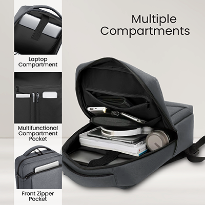 15.6" WOLLY Laptop Backpack with External USB Port 04